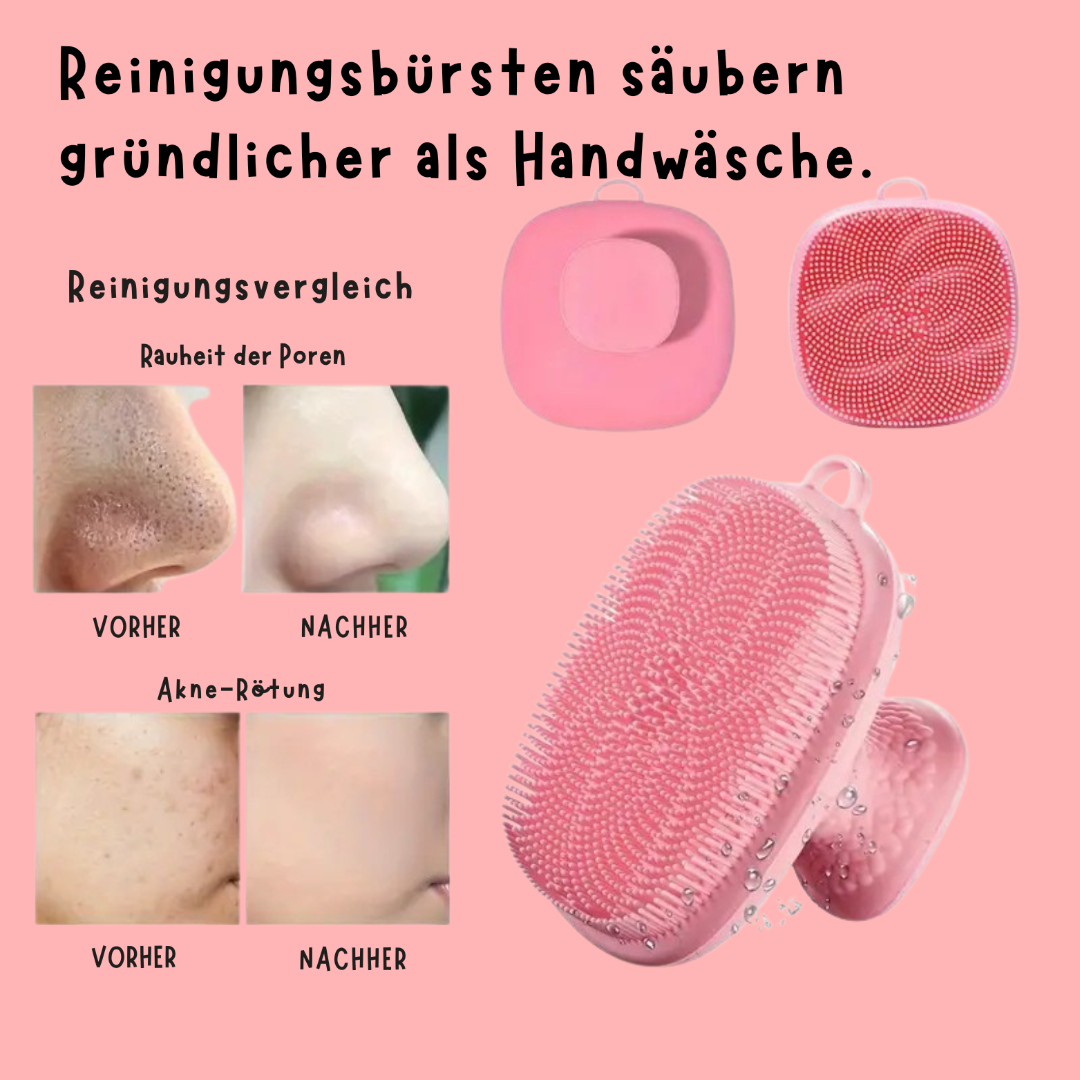 Hanna - Escova de limpeza facial