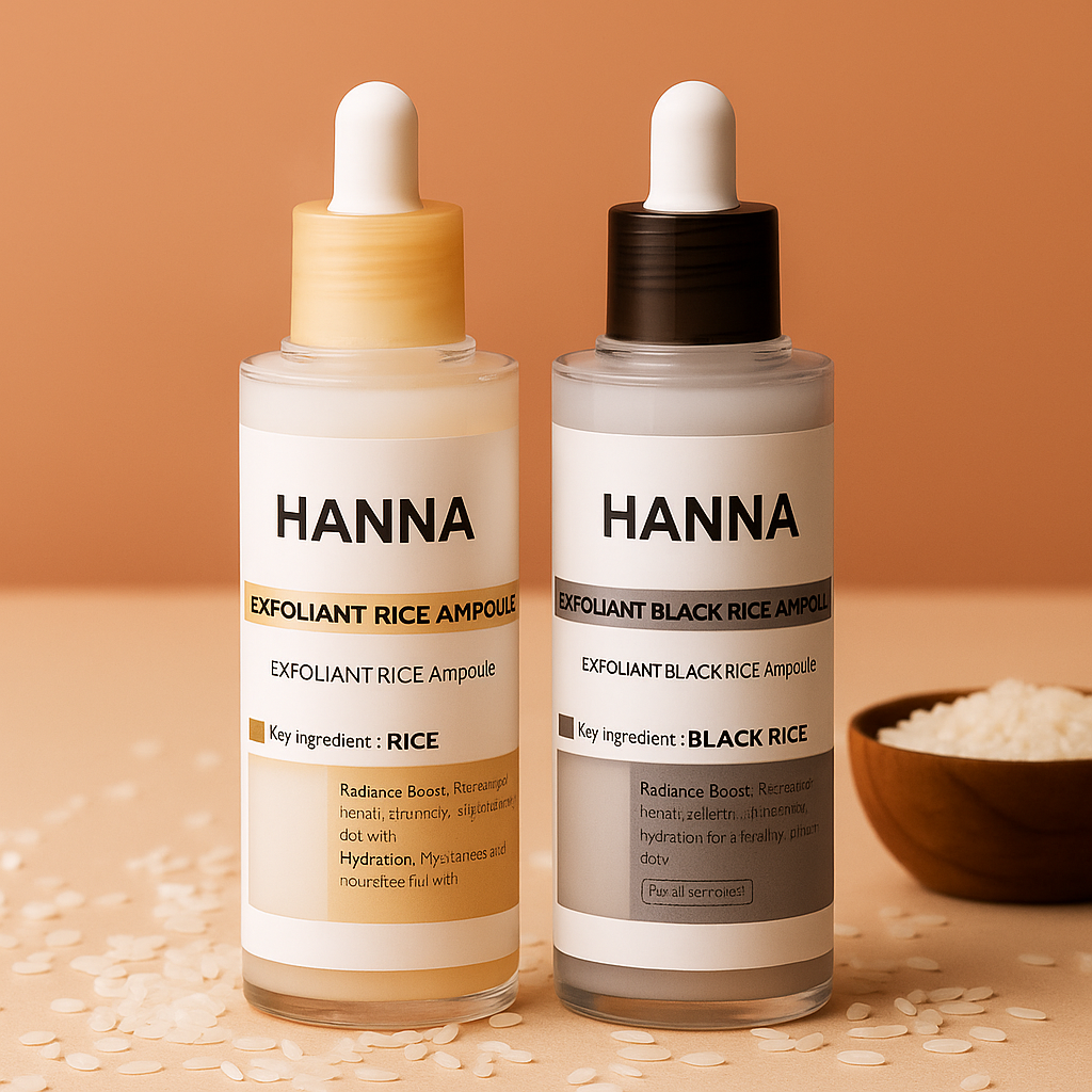 Hanna Rice Peel Shot Duo - Finer Pores & Smoother Skin in Just 3 Minutes