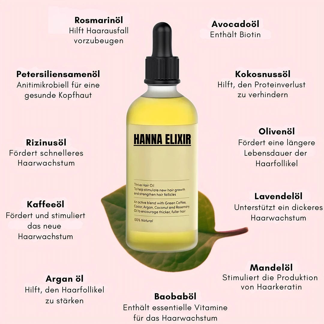 Hanna Elixir – Naturlig hårolie mod synligt hårtab og tyndere hår