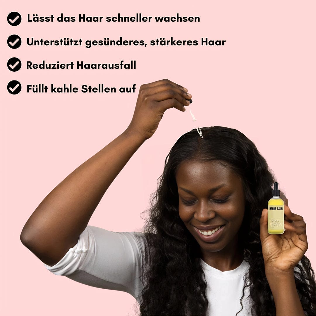 Hanna Elixir – Naturlig hårolie mod synligt hårtab og tyndere hår