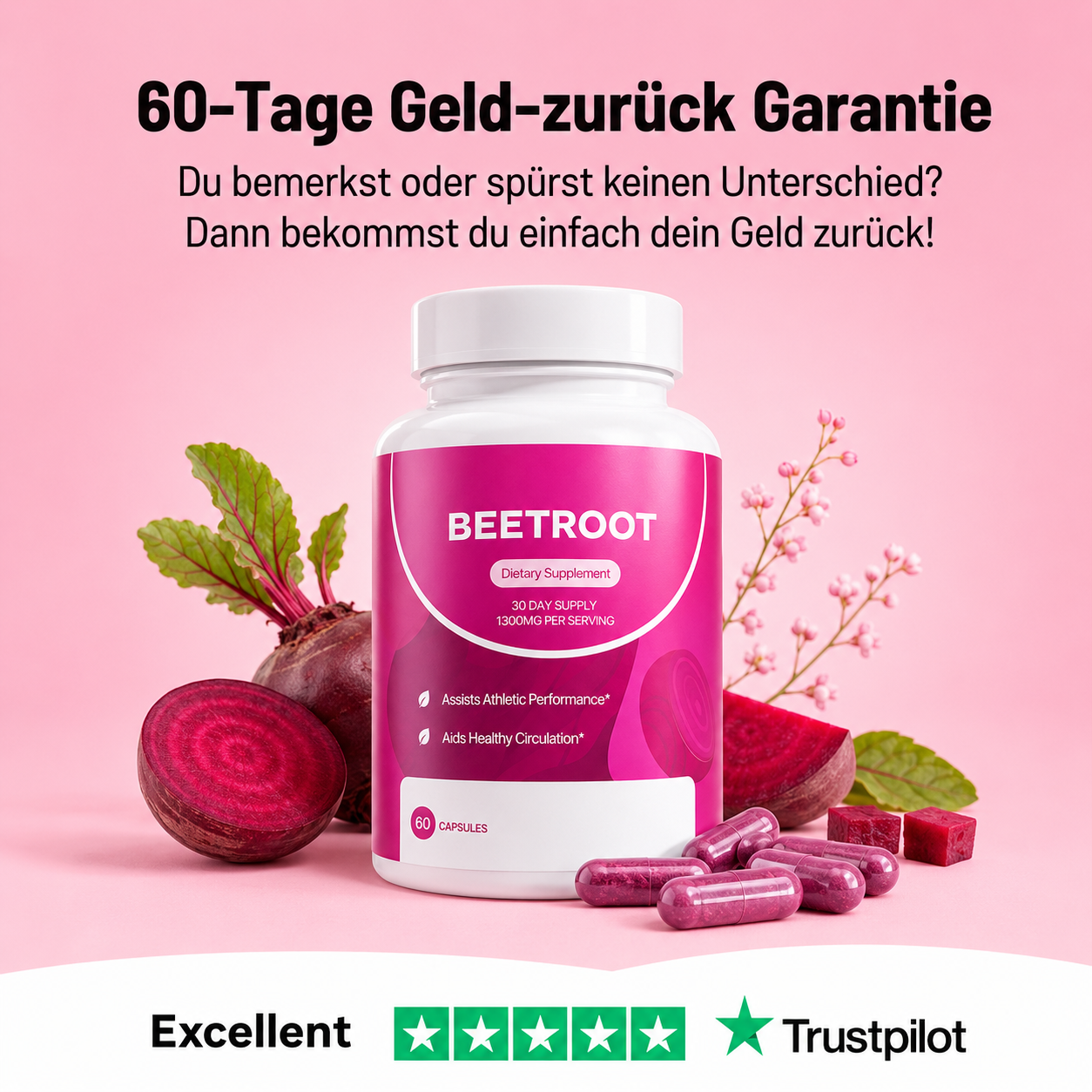 Hanna Beet Balance – Punajuuri-kapselit