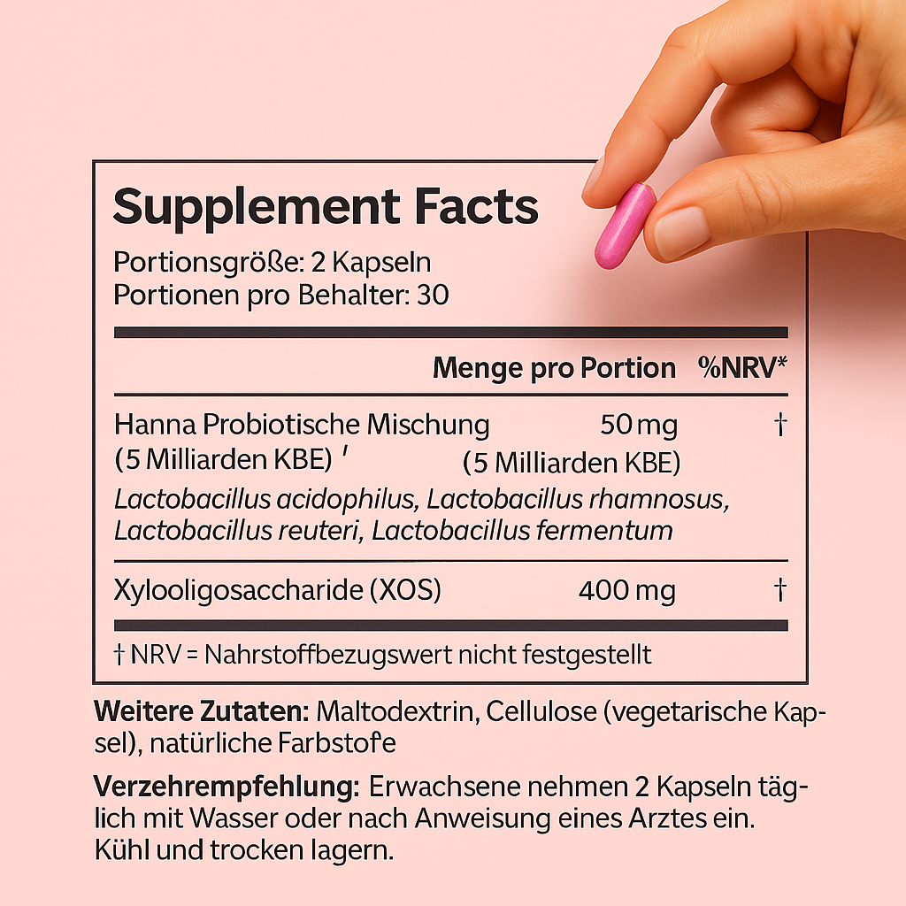 Hanna V-Balance Capsules – for a fresh & secure intimate feeling